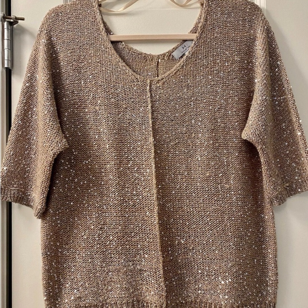 Women's Beige Knit Sweater